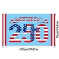 thumbnail image 2 of Win s Way USA 250th Anniversary Flag 1776-2026 American Independence Celebration Banner, 2 of 6