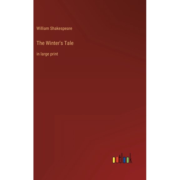 The Winter's Tale: in large print, (Hardcover)