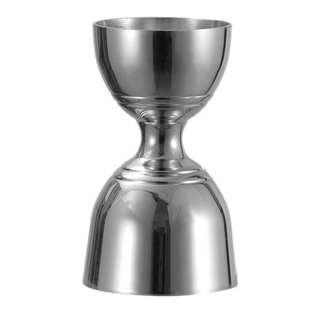 

Jigger Wine Measuring Bartending Cup 30/60Ml All for a Bar Tools the Bartender Supplies(Silver)