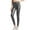 Grey [European version] without velvet -2XL - (single strip -205g weight), variant on Large size PU leather pants for women, high elasticity solid color bright black high waisted leggings, sexy hip lifting tight leather pants