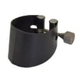 thumbnail image 3 of Boquilla de saxofón con tornillos ajustables, cuero artificial resistente al desgarro para clarinetes y músicos., 3 of 9