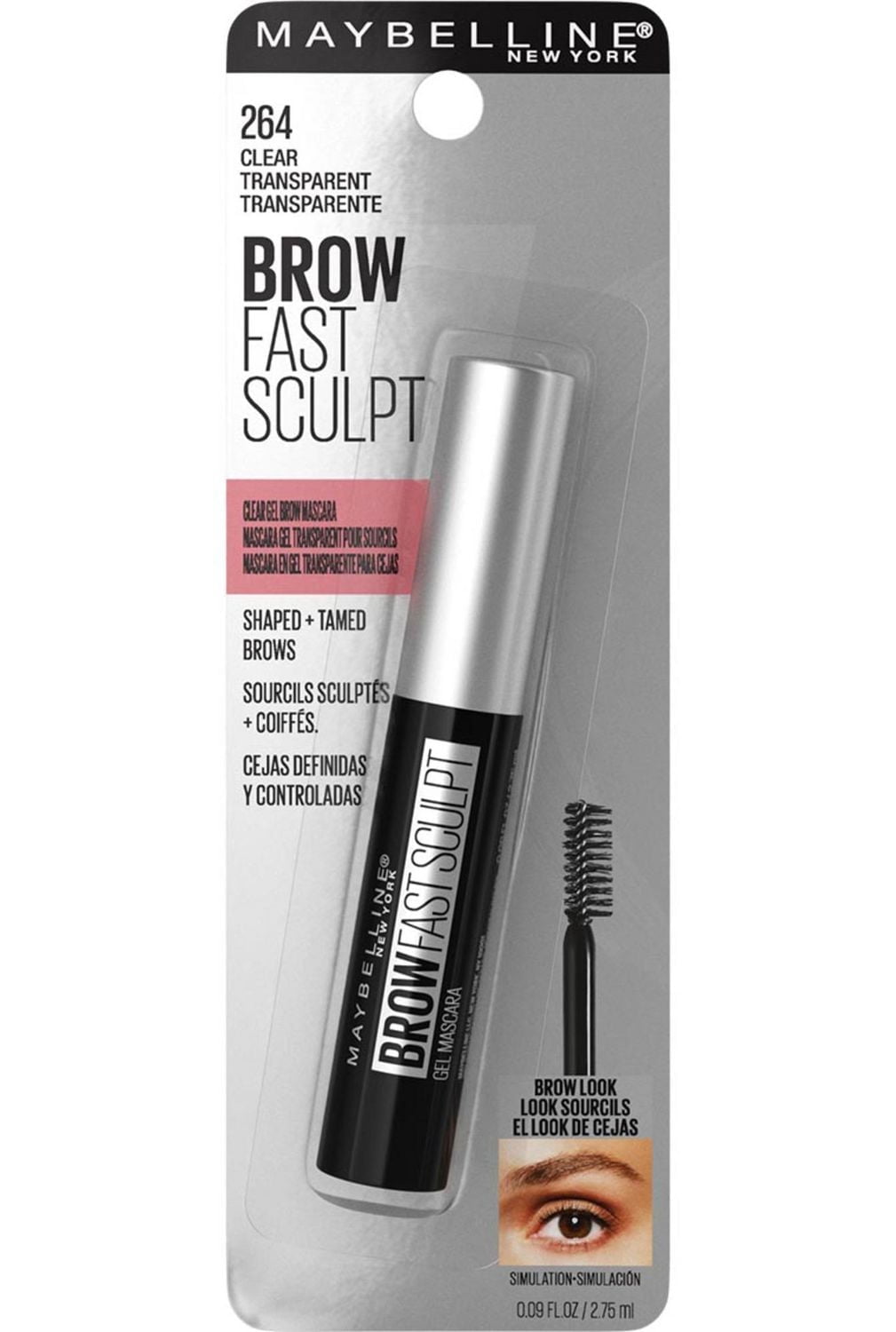 Maybelline New York, Sculpter le visage, Sourcils définis, Maquillage mascara sourcils, 3  GR 3 GR