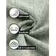 thumbnail image 5 of Camisa Casual de Lino para Hombre, Talla Grande, Verde Claro - Ideal para Playa y Yoga, 5 of 5