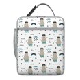 thumbnail image 5 of Bear Insulated Lunch Box Women Reusable Lunch Bag with Front Pocket Portable Lunch Bag Work Camping, 5 of 6