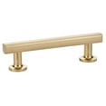 thumbnail image 1 of emtek 86678 freestone cabinet pull satin brass (12" centers), 1 of 2
