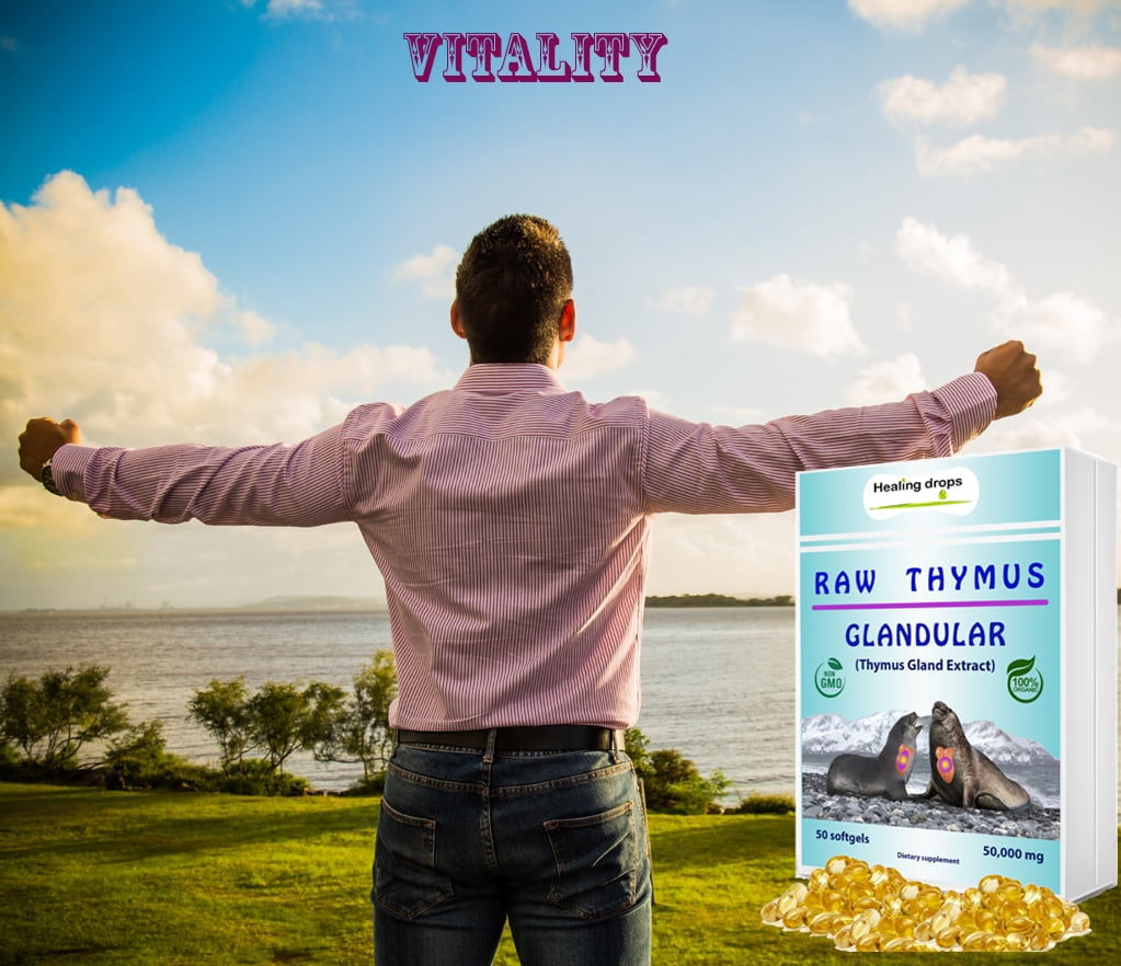 Buy Thymus Glandular Supplement Raw Tissue Extract Supports Immune