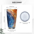 thumbnail image 4 of Bingfone Galactic Dog Swirls Art for 20 Oz Stainless Steel Travel Mug Double Wall Water Coffee Cup for Home,Office, Outdoor Works Great for Ice Drinks and Hot Beverage-Without Straw, 4 of 8