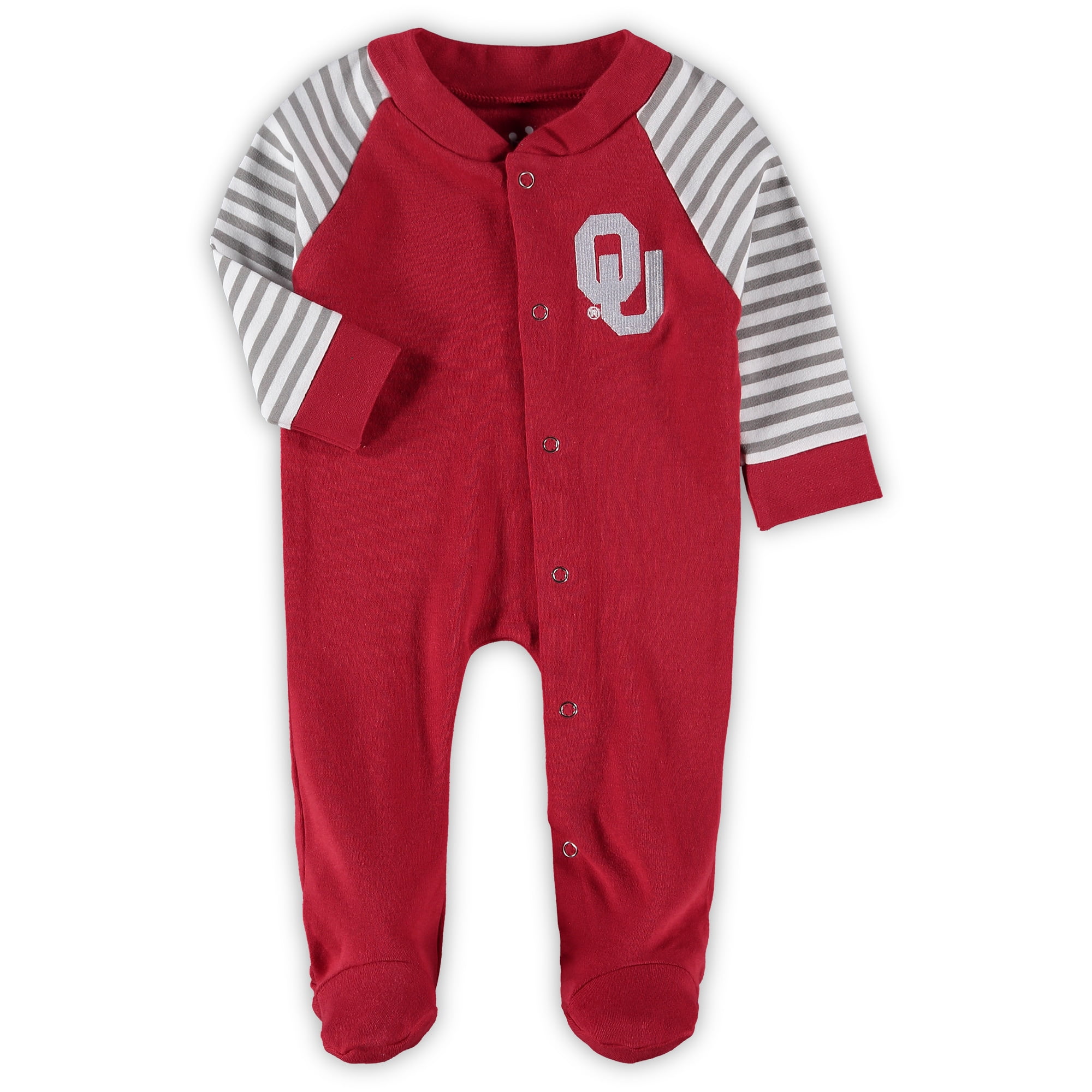 NEW Oklahoma Sooners Baby Romper Size 18M 18 Mo Mos Boys Girls Sleeper Coverall