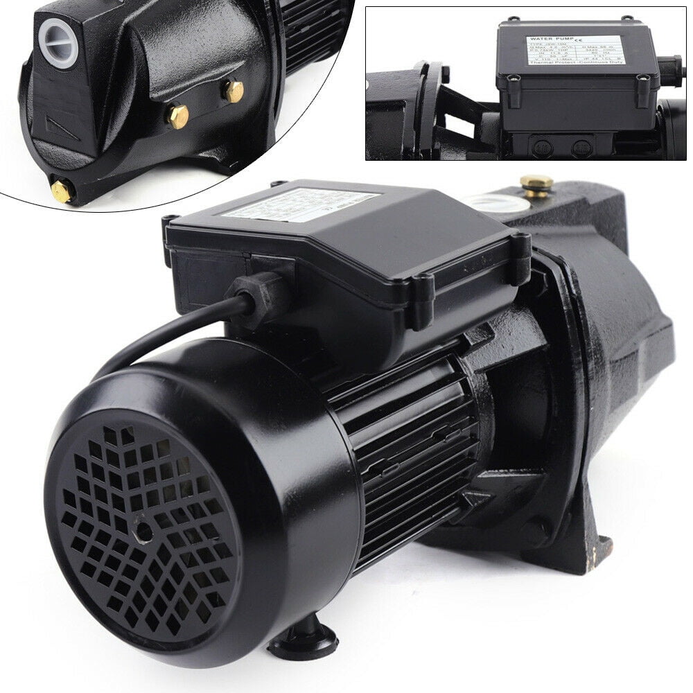 FETCOI 1 HP 110V 750W Well Jet Pump w/ Adjustable Pressure Switch Water Pump Commercial