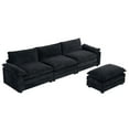 Ktaxon 120" W Sectional Sofa Modern Convertible Couch with Double