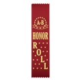 thumbnail image 1 of RibbonsNow "A-B" Honor Roll Award Ribbons - 100 Red Bookmark Style Ribbons, 1 of 4