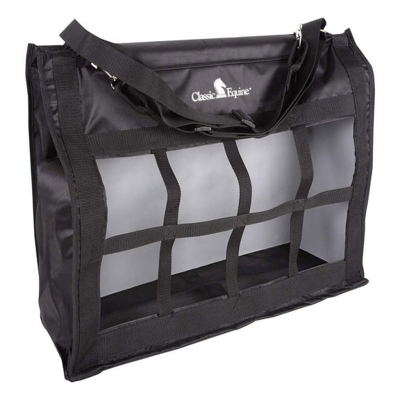 CLASSIC EQUINE Topload Hay Black Feed Bag (TLHB17BK)