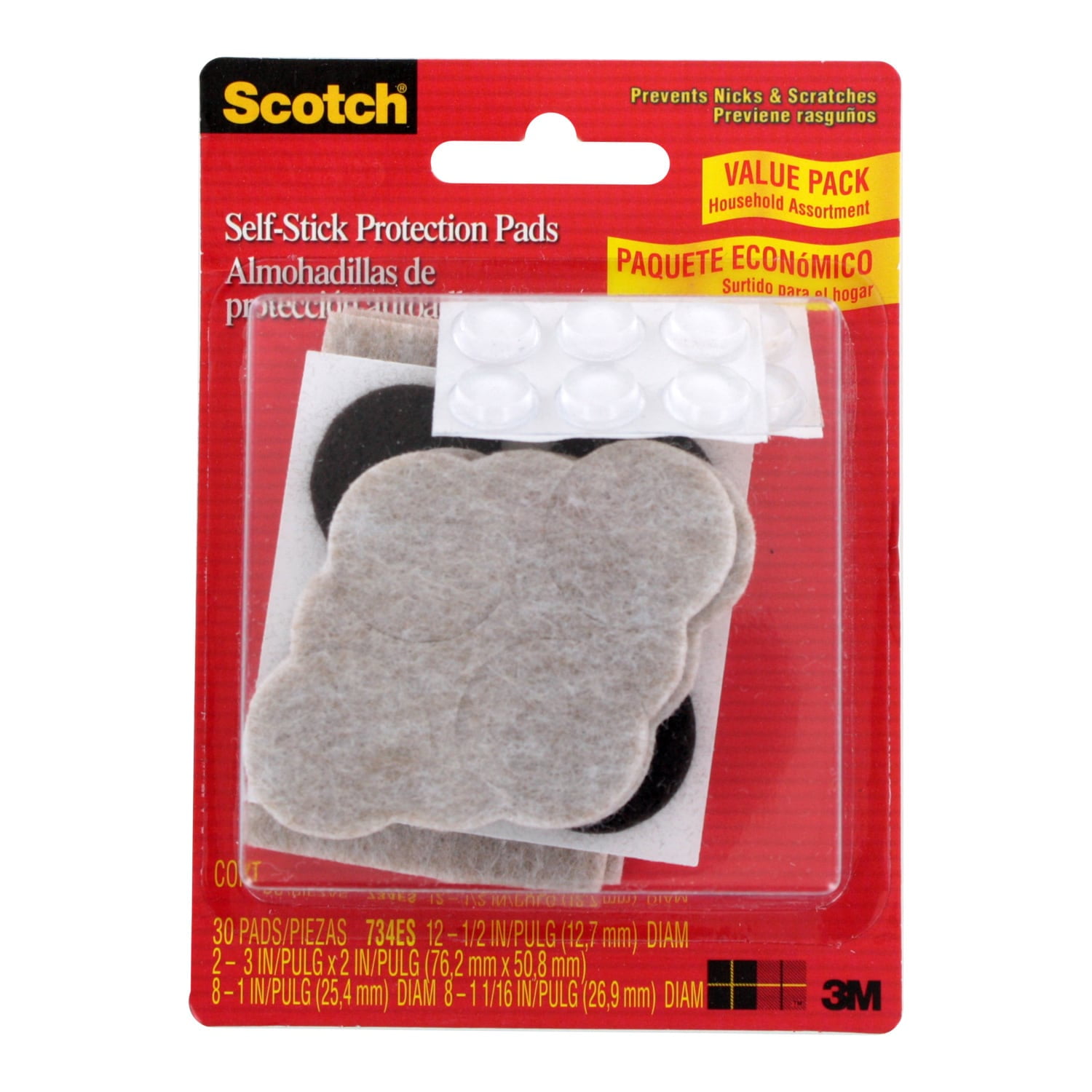 Scotch Selfstick Floor Care Pads (Pack of 30)