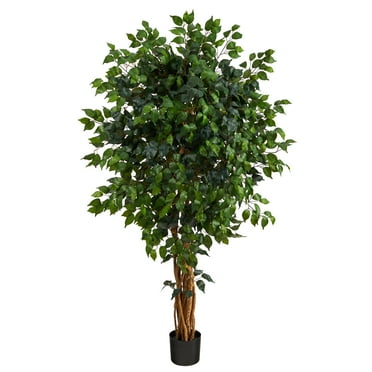 Nearly Natural 5.5' Palace Ficus Artificial Tree - 6"