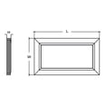 thumbnail image 3 of AFX Sloane 27-inch ADA White LED Flush Mount, White Acrylic Shade, 3 of 3