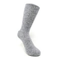 thumbnail image 2 of iMongol Pure Merino Wool Thick Unisex Men Women Crew Mid Calf Causal Socks, Smooth Toes and Heel Sewed by Handwork (US 5-10, Light Grey), 2 of 4
