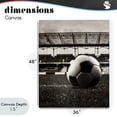 thumbnail image 4 of Stupell Industries Eclectic Vintage Sports Soccer Canvas Art, 36 x 48, by Marcus Prime, 4 of 8