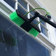EQUIPMAXX 24 Feet Water Fed Pole Kit with Inline Water Filter System and TDS Meter for Solar Panel and Window Cleaning Extendable Brush & Pole