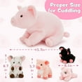 thumbnail image 6 of Tezituor 5Pcs Pig Stuffed Animal 15.7'' Giant Pig Plush with 4 Baby Pigs Plush Toy, 6 of 9