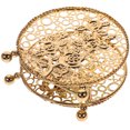 thumbnail image 1 of WEUVEB Soporte De Servilletas Retro De Metal Dorado Para Con Hueco Y Decorativo, 1 of 6