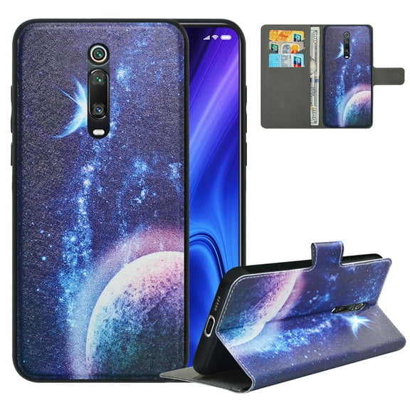 Labanema Xiaomi Redmi K20 /Redmi K20 Pro Case with Kickstand, 2 in 1 Detachable Magnetic Protective Folio Flip Cover for Xiaomi Redmi K20 /Redmi K20 Pro (Planet)