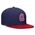 thumbnail image 3 of Men's Nike Royal/Red Atlanta Braves Rewind Cooperstown True Performance Fitted Hat, 3 of 4