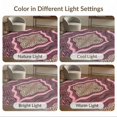 thumbnail image 7 of ODIKA Pink Print Cheetah Spotted Wavy Stripe Border Mixed Zebra Leopard Refined for Queen Size Bedroom, Under Bed, Master Suite, Foldable Easy Care, 7 of 7