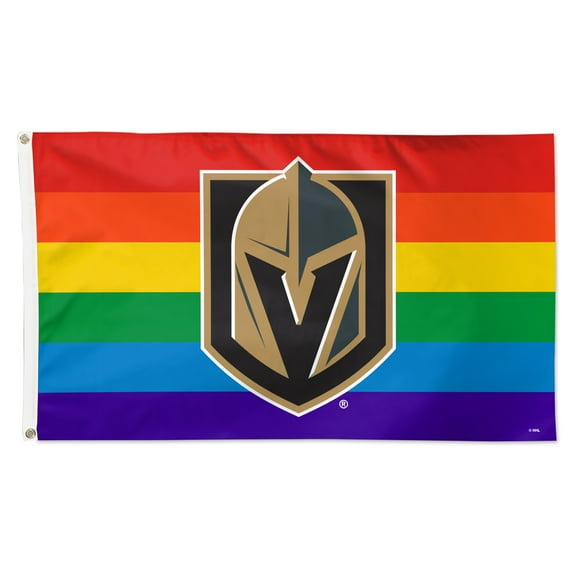 WinCraft Vegas Golden Knights 3' x 5' Single-Sided Deluxe Team Pride Flag