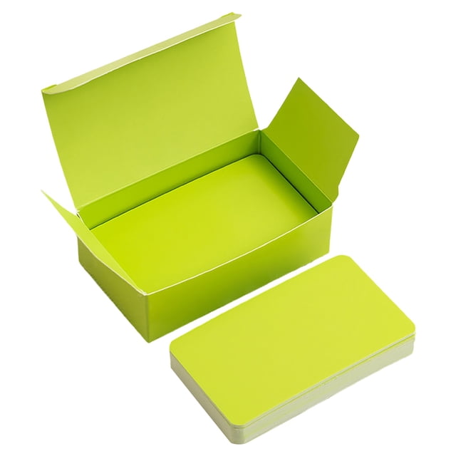 Blank Paper Note Cards,Diy Craft Paper Tags,Mini Message Paper Cards,Multi-Pack Blank Plain Paper Cards Have Neat Specification,Lightweight Easy To Write and Process Label Making,Green