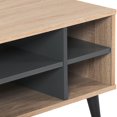 thumbnail image 3 of CorLiving Cole Rectangle Engineered Wood Indoor Coffee Table with 4 Open Shelves, Light Brown/Grey, 3 of 9