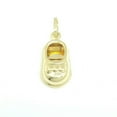 thumbnail image 2 of New 14K Yellow Gold Hollow 3D Classic Shoe Charm Pendant gift Fine Jewelry 1.4g, 2 of 12