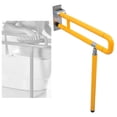 thumbnail image 2 of TISHITA Foldable Grab Handle Handrail Support Stainless Steel Handicap Grab Bars Bathtub yellow, 2 of 7