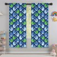 thumbnail image 5 of Funny Window Curtains for Kids Room - 42Wx63H Inch 2 Panels, Rod Pocket Colorful Cartoon Whale Patterns for Boys Bedroom Decor Preschool Classroom Curtains Playroom Living Room Window Drapes, 5 of 5
