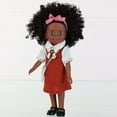thumbnail image 6 of HEROOY Upgraded 12″ African American Doll - Inclusive Holiday Birthday Present F, 6 of 8