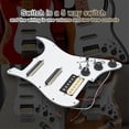thumbnail image 2 of SSH-Coil Splitting Electric Guitar Pickguard 2 Mini Humbucker + 1Humbucke+Silence Switch Loaded Prewired Scratchplate A, 2 of 5