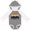 Granite & White w Ears, variant on Anchorage Alaska Skyline Boys or Girls Long Sleeve Baby Bodysuit