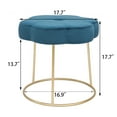 thumbnail image 3 of Homebeez Ottoman Foot Stool,Vanity Stool Chair,Modern Ottoman Footrest Stool,Sofa Bench Extra Seating for Living Room,Entryway,Office, 3 of 7
