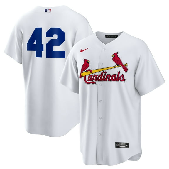 Men's Nike White St. Louis Cardinals Home  2025 Jackie Robinson Day Replica Jersey
