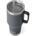 thumbnail image 1 of YETI Rambler 35 oz Straw Mug, Vacuum Insulated, Stainless Steel, Charcoal, 1 of 5
