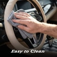 thumbnail image 4 of Genuine Dickies Peterson Bonded Leather Steering Wheel Cover, Tan, 4 of 11