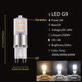 thumbnail image 4 of Lámpara LED G9 de ahorro de energía, Bombilla para iluminación del hogar, 220V, 3W, SMD2835, 4 of 4