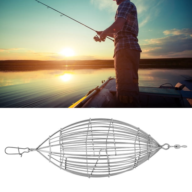 NEUF Lot de 5 Cages à Appâts pour Pêche à la Carpe (L) Nouveau produit