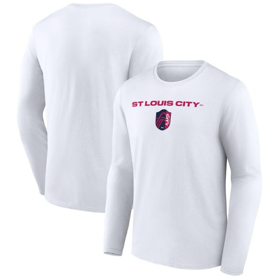 Men's White St. Louis City SC Victory Arch Long Sleeve T-Shirt