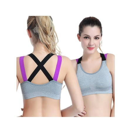 

luethbiezx Seamless Sports Bra Yoga Mat Stretch Fitness Vest Ladies Vest
