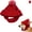 Red-S, variant on Valentines Day Warm Knit Dog Hat,Pet Winter Hat Pom-Pom Trim Ear Holes, Cute Pet Beanie with Hairball Decoration