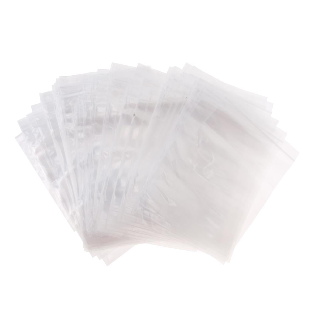 Bolsas De Plástico Transparente Resellables Extra Resistente