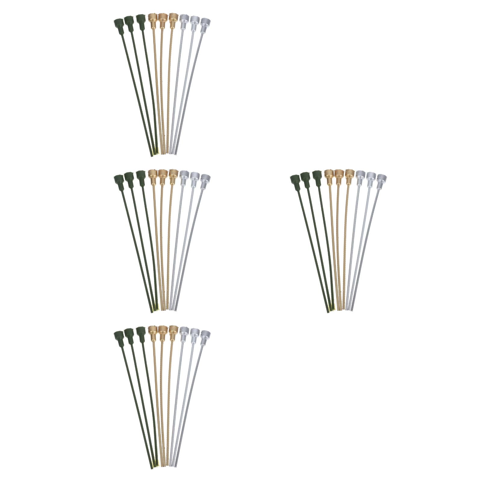 HEMOTON MLINS 36 pcs Bouquet Making Stem DIY Flower Wire Stem Artificial Flower Stems for Crafting Bouquets and Floral Arrangements Accessories
