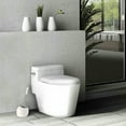 thumbnail image 5 of Evideco French Home Goods Pise Commercial Freestanding Pise Toilet Brush and Holder Set with Toilet Brush, White, 5 of 7