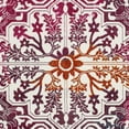 thumbnail image 6 of SAFAVIEH Watercolor Daven Abstract Colorful Area Rug, Ivory/Fuchsia, 6'7" x 9', 6 of 7