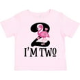 thumbnail image 3 of Inktastic 2nd Birthday Party Girls Flamingo Girls Toddler T-Shirt, 3 of 5